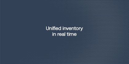 Unified Inventory In Real Time