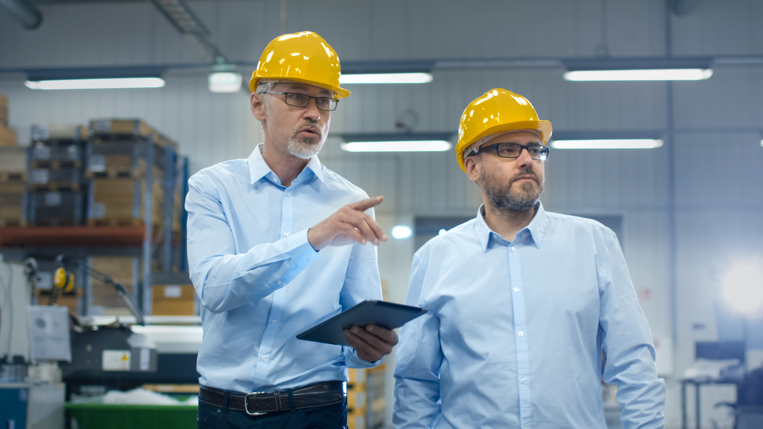 2 Warehouse Managers Hardhats